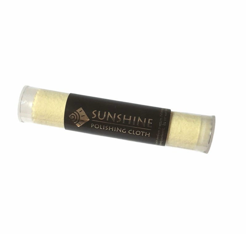 SUN SHINE Sunshine Polishing Cloth for Sterling Silver, Gold, Brass and Copper Metal; Packaged in a Tube (Quantity 1) - Image 3